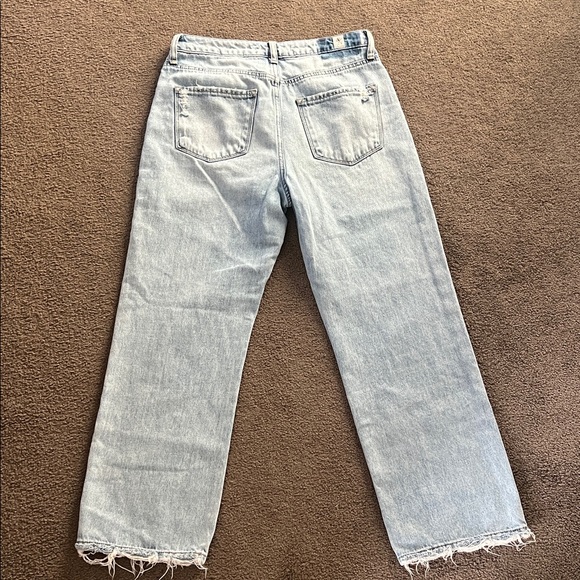 Altar'd State Light Blue Cropped Jeans - Picture 5 of 7